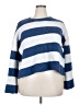 Unbranded 100% Polyester Stripes Blue Pullover Sweater Size 3X - photo 1