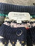 La Ligne Argyle Green Turtleneck Sweater Size XS - photo 7