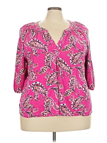 Crown & Ivy 3/4 Sleeve T-Shirt (view 1)