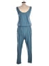 ATM 100% Cotton Solid Blue Jumpsuit Size L - photo 2