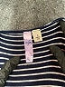 Alya Stripes Blue Short Sleeve T-Shirt Size S - photo 7