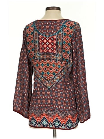 Feathers by Tolani Long Sleeve Blouse (view 2)