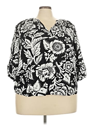 Jones New York 3/4 Sleeve T-Shirt (view 1)