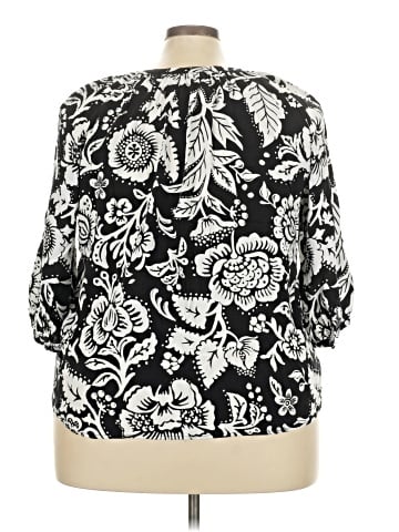 Jones New York 3/4 Sleeve T-Shirt (view 2)
