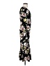 Shein 100% Polyester Floral Black Casual Dress Size S - photo 4