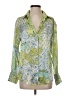 Zara Paisley Green 3/4 Sleeve Blouse Size XS - photo 1