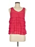 Express 100% Polyester Pink Sleeveless Blouse Size M - photo 1