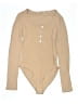 MANGOPOP Collection Tan Bodysuit Size S - photo 1