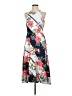 Vince Camuto Floral Blue Casual Dress Size 4 - photo 1