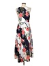 Vince Camuto Floral Blue Casual Dress Size 4 - photo 2