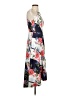 Vince Camuto Floral Blue Casual Dress Size 4 - photo 4