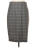 Amanda + Chelsea Plaid Gray Formal Skirt Size S - photo 2