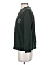 Lyrix Solid Green Sweatshirt Size S - photo 5