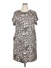 XXI Animal Print Gray Casual Dress Size XXL - photo 1