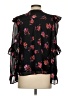 Vince Camuto 100% Polyester Floral Black Sleeveless Blouse Size XS - photo 2