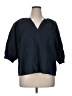 4our Dreamers Blue 3/4 Sleeve Blouse Size XL - photo 1