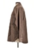 Ann Taylor LOFT 100% Cotton Brown Coat Size L - photo 5
