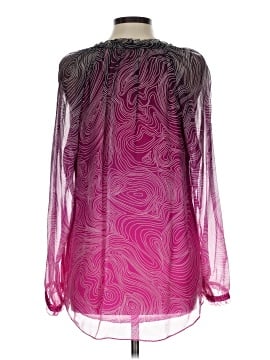 Diane von Furstenberg Long Sleeve Silk Top (view 2)