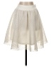 Front Row Shop 100% Polyester Polka Dots Ivory Casual Skirt Size XS - photo 1