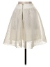 Front Row Shop 100% Polyester Polka Dots Ivory Casual Skirt Size XS - photo 2