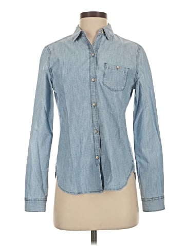 Gap Long Sleeve Button-Down Shirt (view 1)