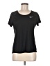 Nike 100% Polyester Black Active T-Shirt Size M - photo 1