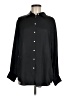 Zara Solid Black Long Sleeve Blouse Size M - photo 1