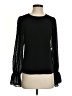 CeCe Black Long Sleeve T-Shirt Size XS - photo 1