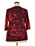 Cal Style Burgundy 3/4 Sleeve Blouse Size 2X - photo 2