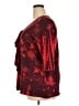 Cal Style Burgundy 3/4 Sleeve Blouse Size 2X - photo 5