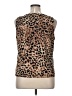 Ellen Tracy Brown Sleeveless Blouse Size XL - photo 2
