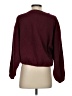 Ann Taylor LOFT 100% Polyester Solid Burgundy Pullover Sweater Size S - photo 2