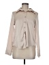 Shein Metallic Tan Long Sleeve Blouse Size 6 - photo 1