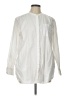 Lands' End 100% Cotton Ivory Long Sleeve Blouse Size L - photo 1