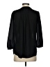 NYDJ 100% Polyester Black 3/4 Sleeve Blouse Size S - photo 2