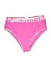 Unbranded Checkered-gingham Pink Swimsuit Bottoms Size L - photo 1