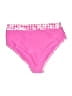 Unbranded Checkered-gingham Pink Swimsuit Bottoms Size L - photo 2