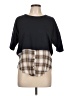 H.I.P. Happening in the Present Black Short Sleeve Top Size L - photo 1