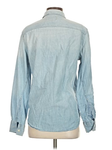 American Eagle Outfitters Long Sleeve Button-Down Shirt (view 2)