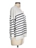 Ann Taylor LOFT Outlet Stripes Silver Pullover Sweater Size L - photo 4