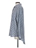 Silence and Noise 100% Polyester Stripes Blue Long Sleeve Blouse Size S - photo 5