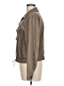 Unbranded Brown 3/4 Sleeve Button-Down Shirt Size L - photo 5