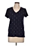 Gap Polka Dots Blue Short Sleeve T-Shirt Size L - photo 1