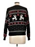 Le Lis Print Black Pullover Sweater Size L - photo 2
