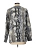 Saints & Hearts Animal Print Silver Pullover Sweater Size L - photo 2