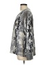 Saints & Hearts Animal Print Silver Pullover Sweater Size L - photo 5