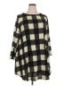 emerald Checkered-gingham Black Casual Dress Size 2X - photo 1