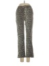 OAT Animal Print Gold Jeans Size 0 - photo 1