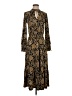 MICHAEL Michael Kors Paisley Brown Casual Dress Size S - photo 1