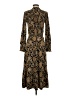 MICHAEL Michael Kors Paisley Brown Casual Dress Size S - photo 2
